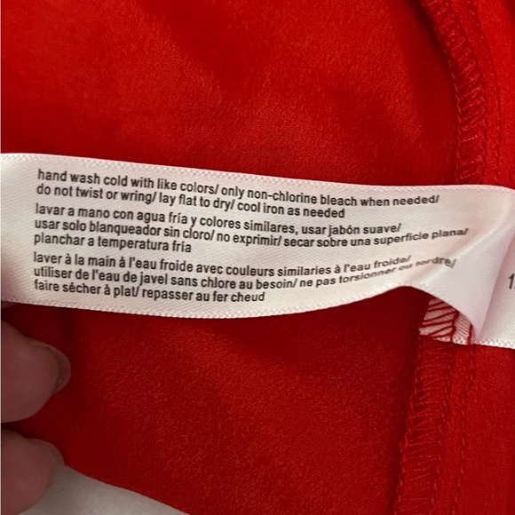 Eloquii Red A-Line Midi Dress with Bishop Sleeves - Picture 13 of 13